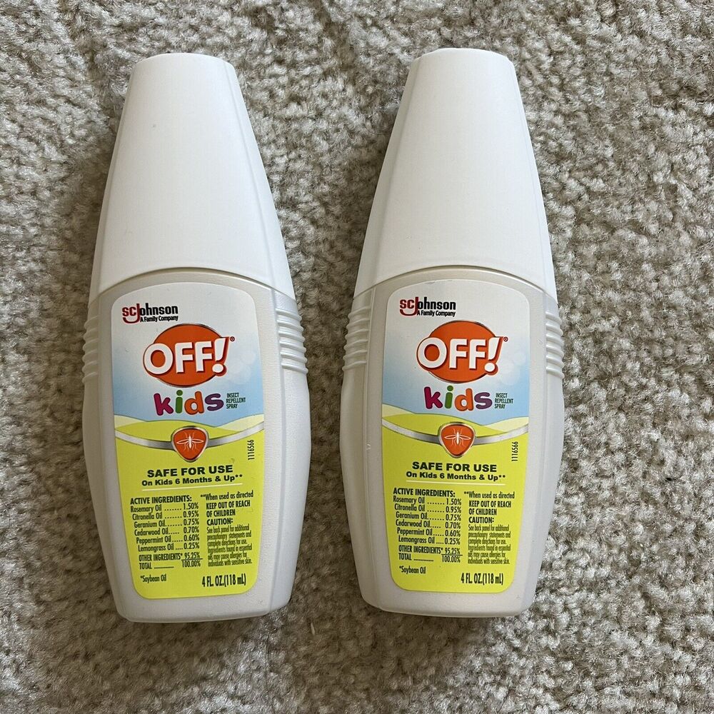 Off! Insect Repellant Spray for Kids 6 Months And Up 4oz (LOT of 2)